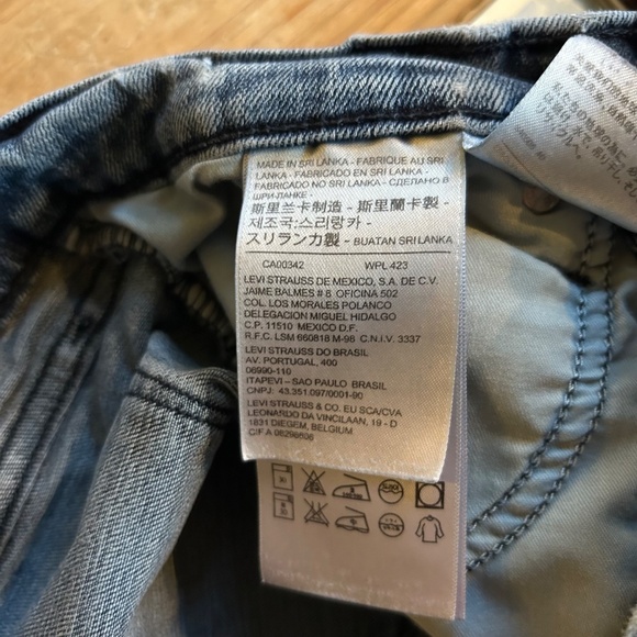 Levi's Jeans 314 Shaping Straight Blue denim Women's Size 28 - Picture 6 of 6